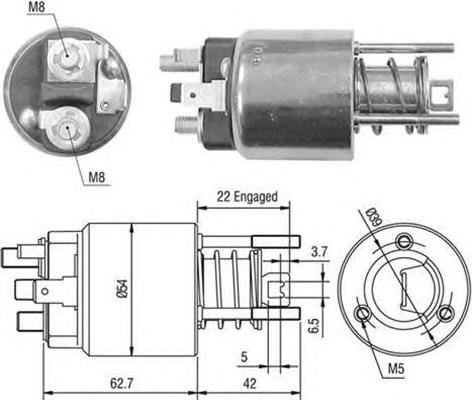 Interruptor magnético, estárter ZM1395 ZM