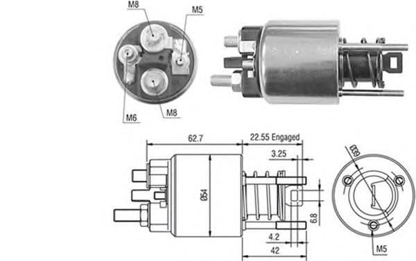 12417788681 BMW interruptor magnético, estárter