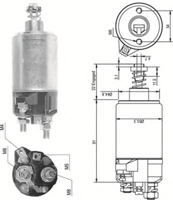 Interruptor magnético, estárter ZM525 ZM