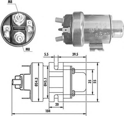 231807 Cargo Solenoide arranque