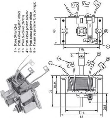 940113050337 Magneti Marelli interruptor magnético, estárter