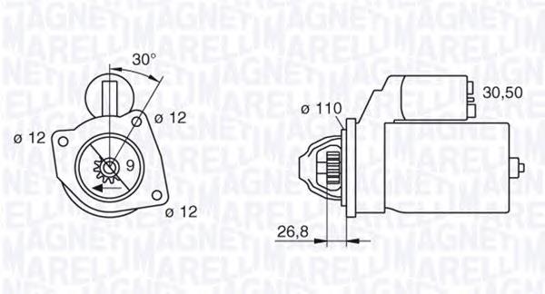 063217148010 Magneti Marelli motor de arranque