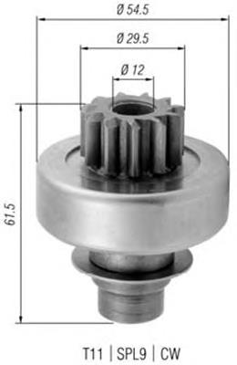 940113020322 Magneti Marelli bendix, motor de arranque