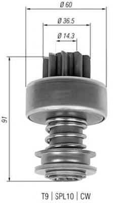 Bendix, motor de arranque SD0064 As-pl