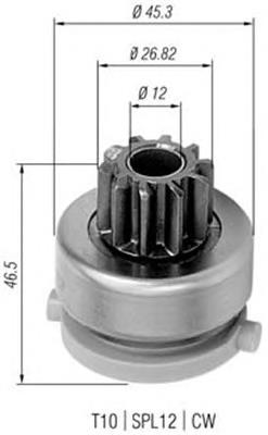 Bendix arranque Ford Mondeo I (GBP)