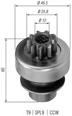 Bendix, motor de arranque ZN0285 ZEN