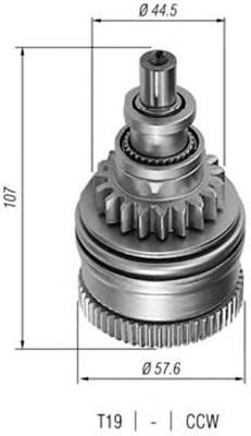 940113020228 Magneti Marelli bendix, motor de arranque