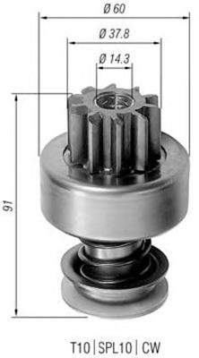 940113020153 Magneti Marelli bendix, motor de arranque