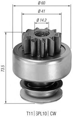 Bendix, motor de arranque SD0432P AS/Auto Storm