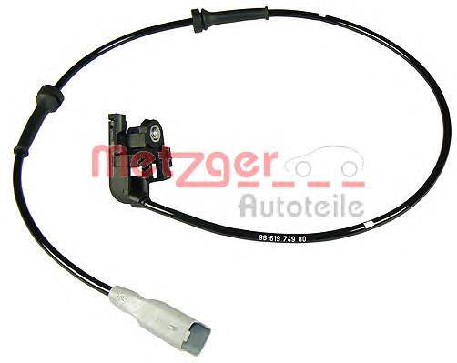 0900538 Metzger sensor abs trasero