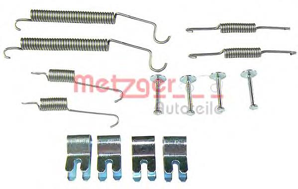 105-0891 Metzger kit de montaje, zapatas de freno traseras