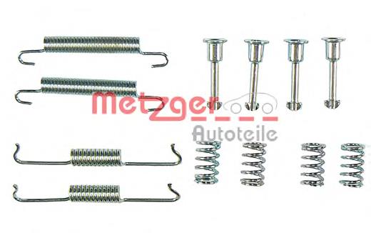 105-0841 Metzger kit de montaje, zapatas de freno traseras