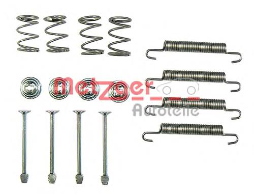 105-0711 Metzger kit de montaje, zapatas de freno traseras