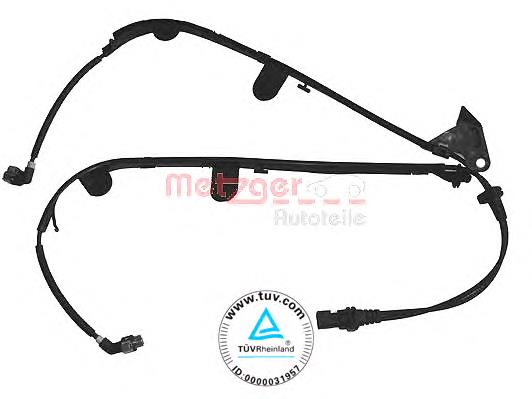 0900018 Metzger sensor abs trasero