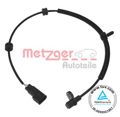 0900023 Metzger sensor abs trasero derecho