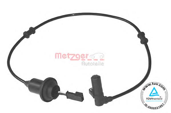 0900035 Metzger sensor abs trasero izquierdo