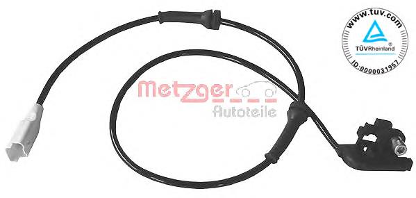 0900055 Metzger sensor abs trasero