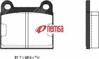 Pastillas de freno delanteras para Alfa Romeo Giulietta  (116)
