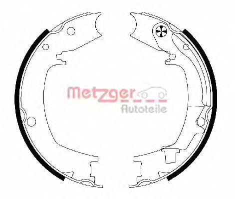 MG 204 Metzger zapatas de freno de mano