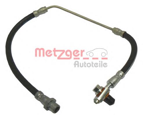 4116216 Metzger tubo flexible de frenos trasero izquierdo