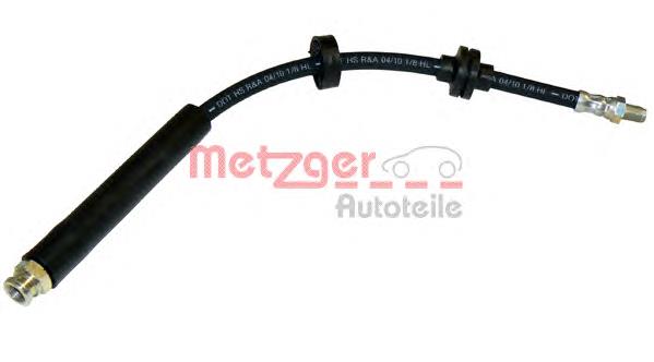 4110484 Metzger tubo flexible de frenos trasero