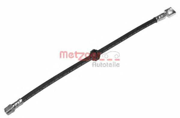 4111437 Metzger tubo flexible de frenos trasero