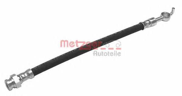 4112230 Metzger tubo flexible de frenos trasero