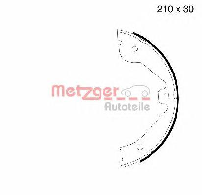 MG 790 Metzger juego de zapatas de frenos, freno de estacionamiento