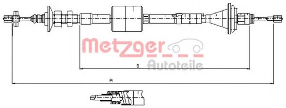 Cable de embrague 22890 Akron Malo