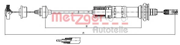 11.3048 Metzger cable de embrague