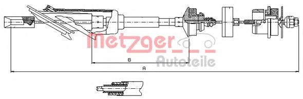 Cable embrague Peugeot/Citroen 2150Q2
