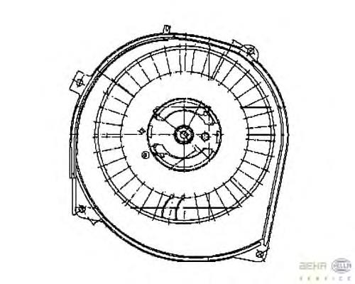 Ventilador habitáculo A0008308708 Mercedes
