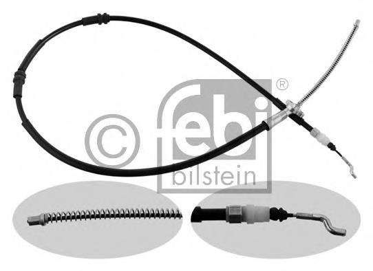 Cable de freno de mano trasero derecho/izquierdo 2H0609721A VAG