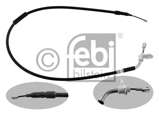 Cable de freno de mano trasero derecho 34909 Febi