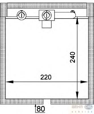 1124156 Ford evaporador, aire acondicionado