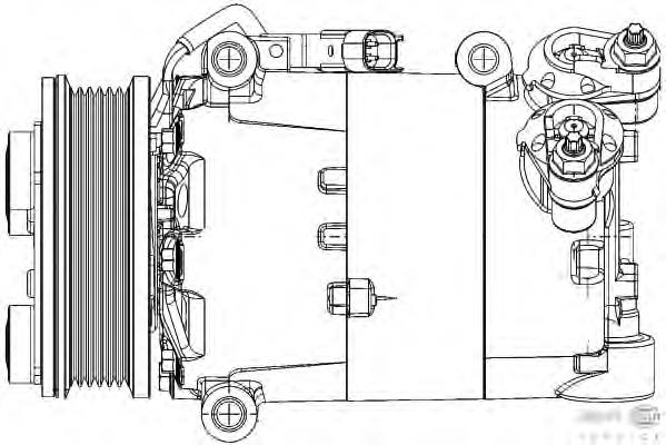 Comprar 8FK351334431 HELLA Compresor de aire acondicionado coche