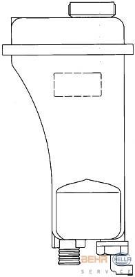 Vaso de expansión 8MA376705411 HELLA