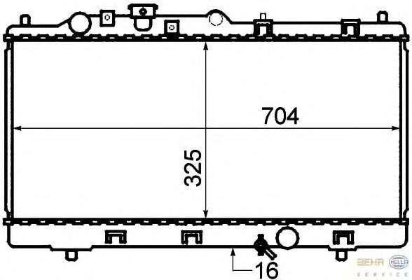 Comprar ZL0515200B Mazda Radiador de auto