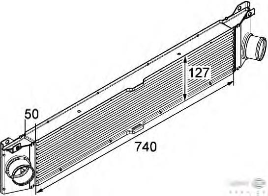 Enfriador de aire de admisión HELLA 8ML376746011