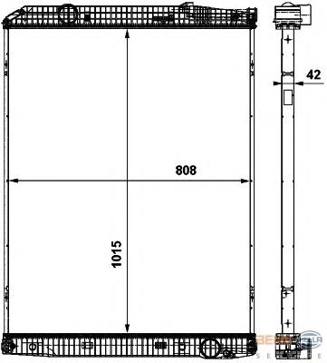 Água radiador NRF 50194 precio, desde 484,77 EUR