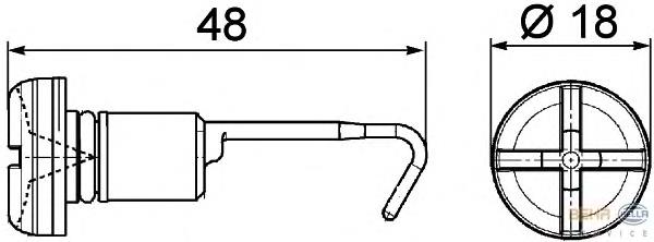 9NS376747011 HELLA Tapa de radiador