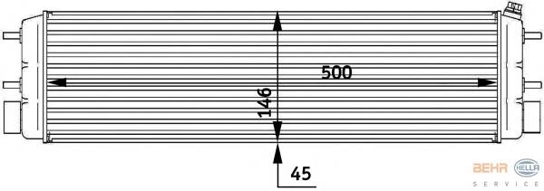 1645000700 Mercedes radiador de aceite