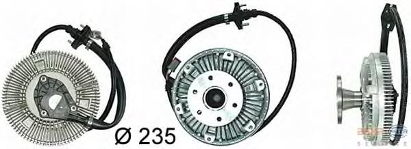 Embrague del ventilador HELLA 8MV376730091