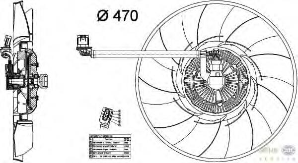 Embrague del ventilador Land Rover Discovery 3 (LR3)