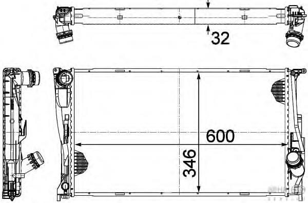 Comprar 8MK376754011 HELLA Radiador de auto