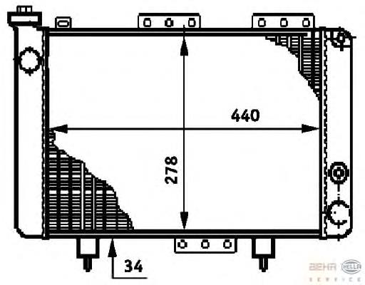 Comprar 54683 NRF Radiador de auto