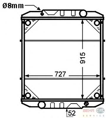 Água radiador HELLA 8MK376726481 precio, desde 443,20 EUR