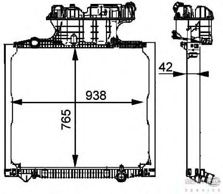 Comprar 8MK376721711 HELLA Radiador de auto