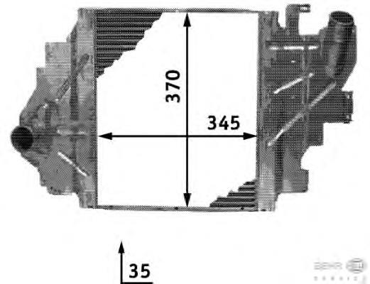 Radiador de aire de admisión Mahle Original CI65000P precio, desde 42,11 EUR