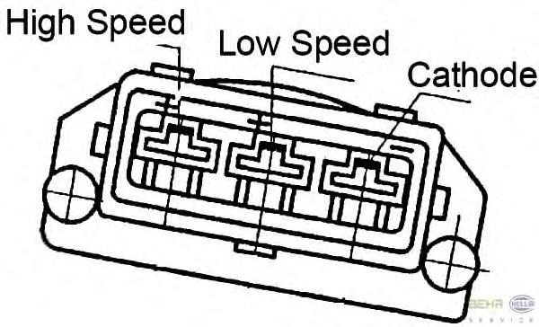 Ventilador de refrigeración del motor VAG 1H0959455L
